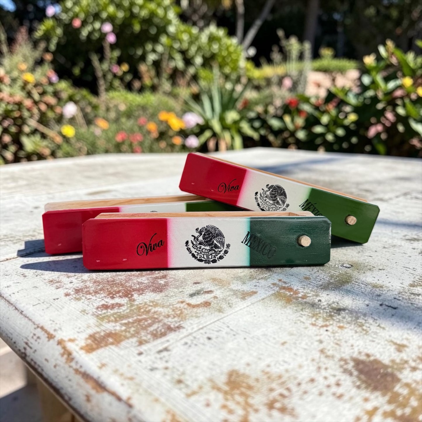 Mexican Wooden Noisemaker, Mexican Matraca, Matraca de Madera