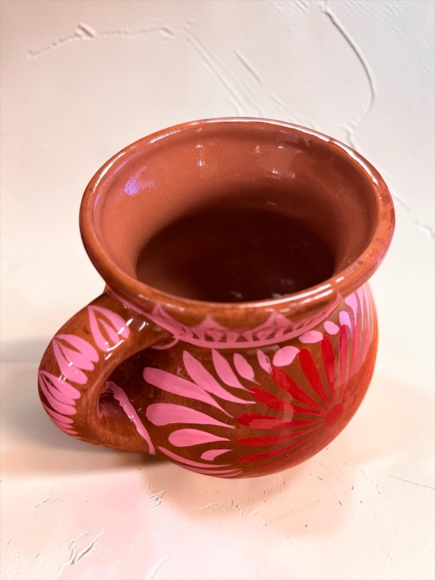 Hand Painted Virgen de Guadalupe Mug; Taza Pintada a Mano Virgen de Guadalupe