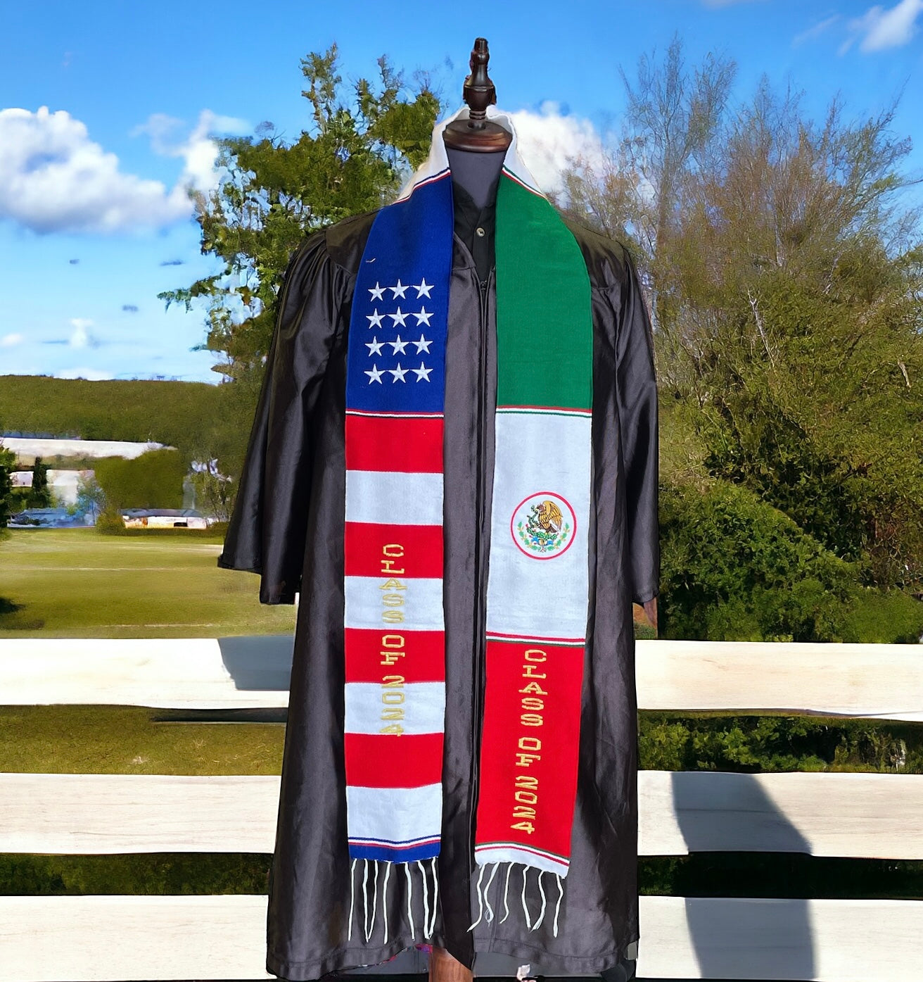 Mexican-American Graduation Stole