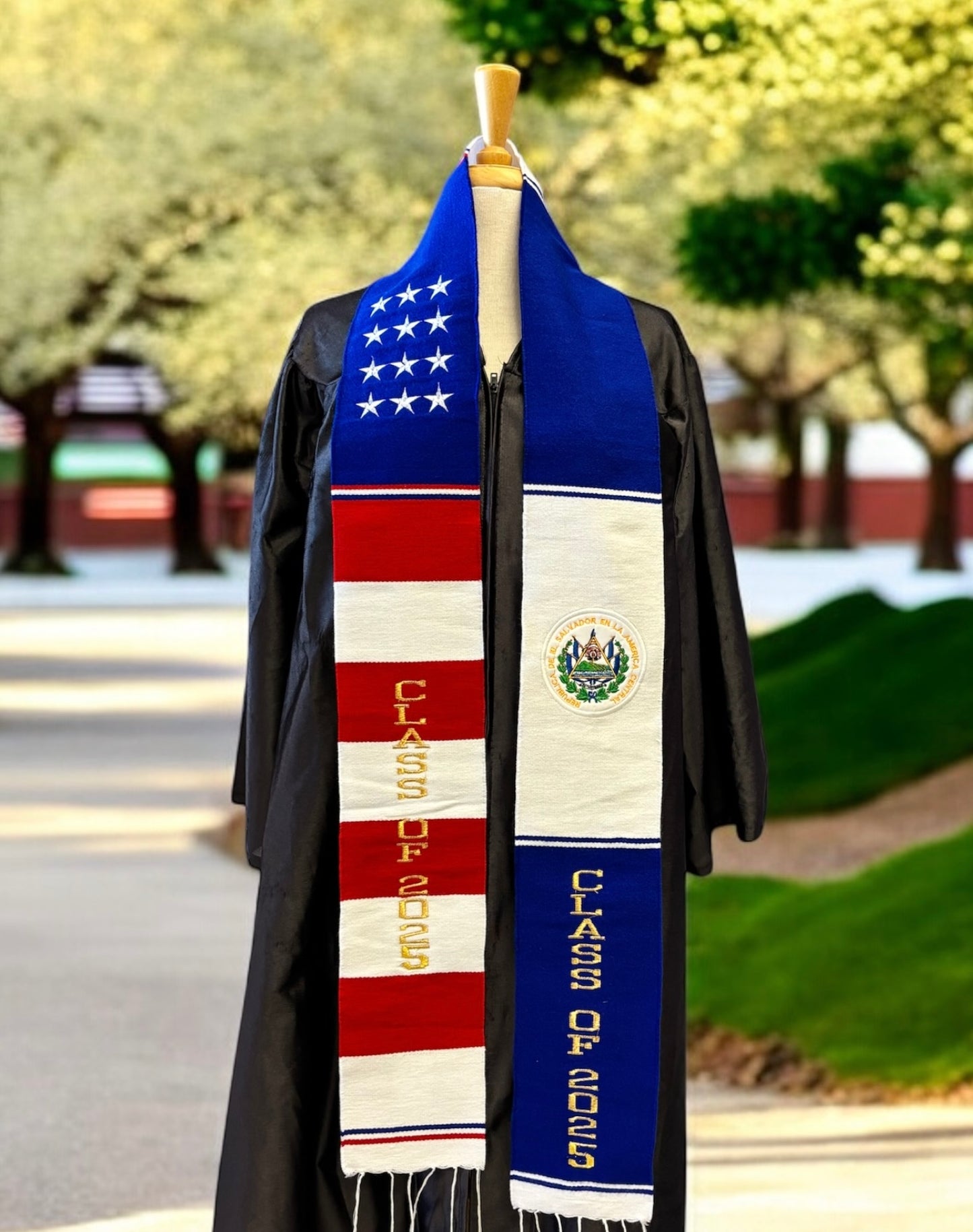 El Salvador/American Graduation Stole Class of 2025