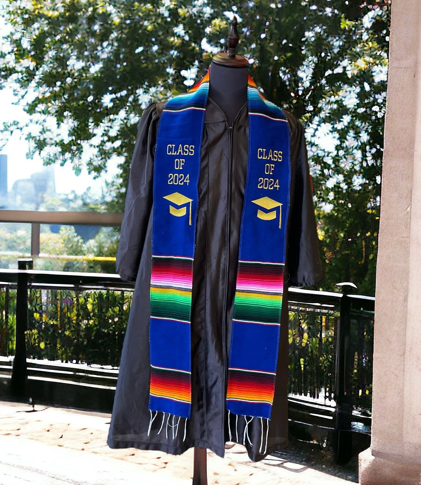 Mexican Sarape Graduation Stole Class of 2025