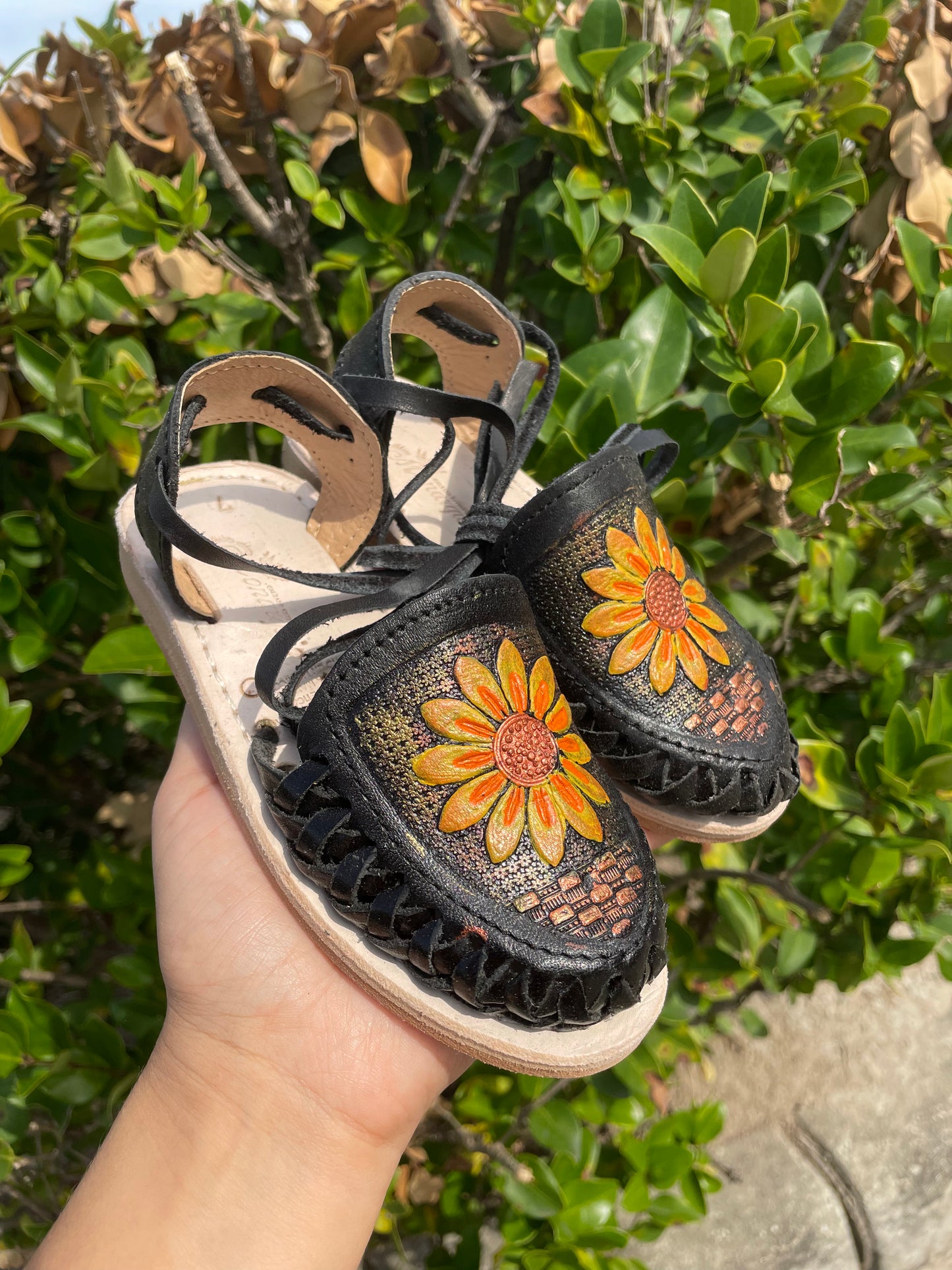 Soledad Little Girl Lace Up Huarache