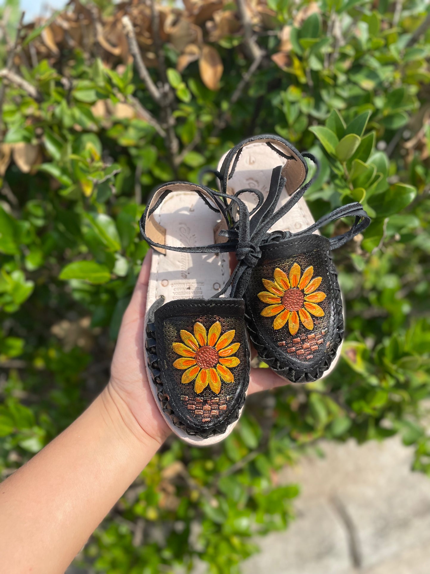 Soledad Little Girl Lace Up Huarache