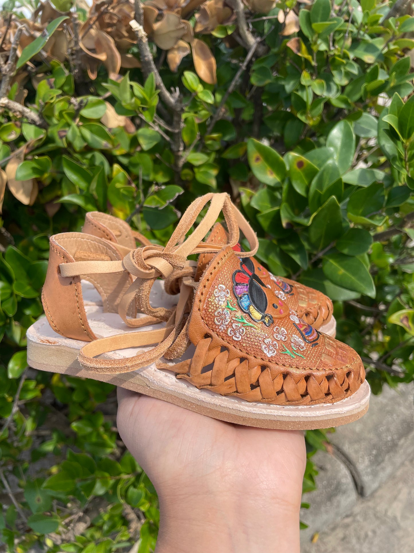 Maria Little Girl Lace Up Huarache