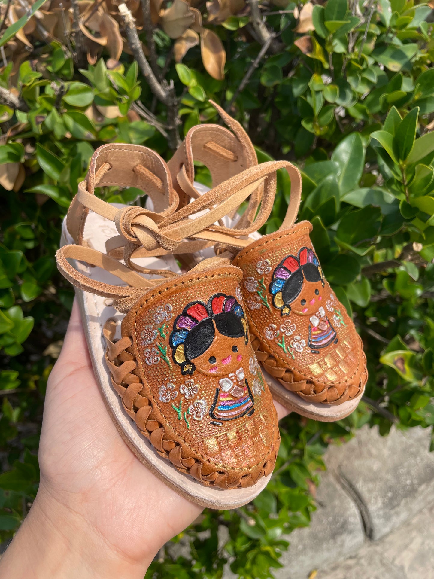 Maria Little Girl Lace Up Huarache