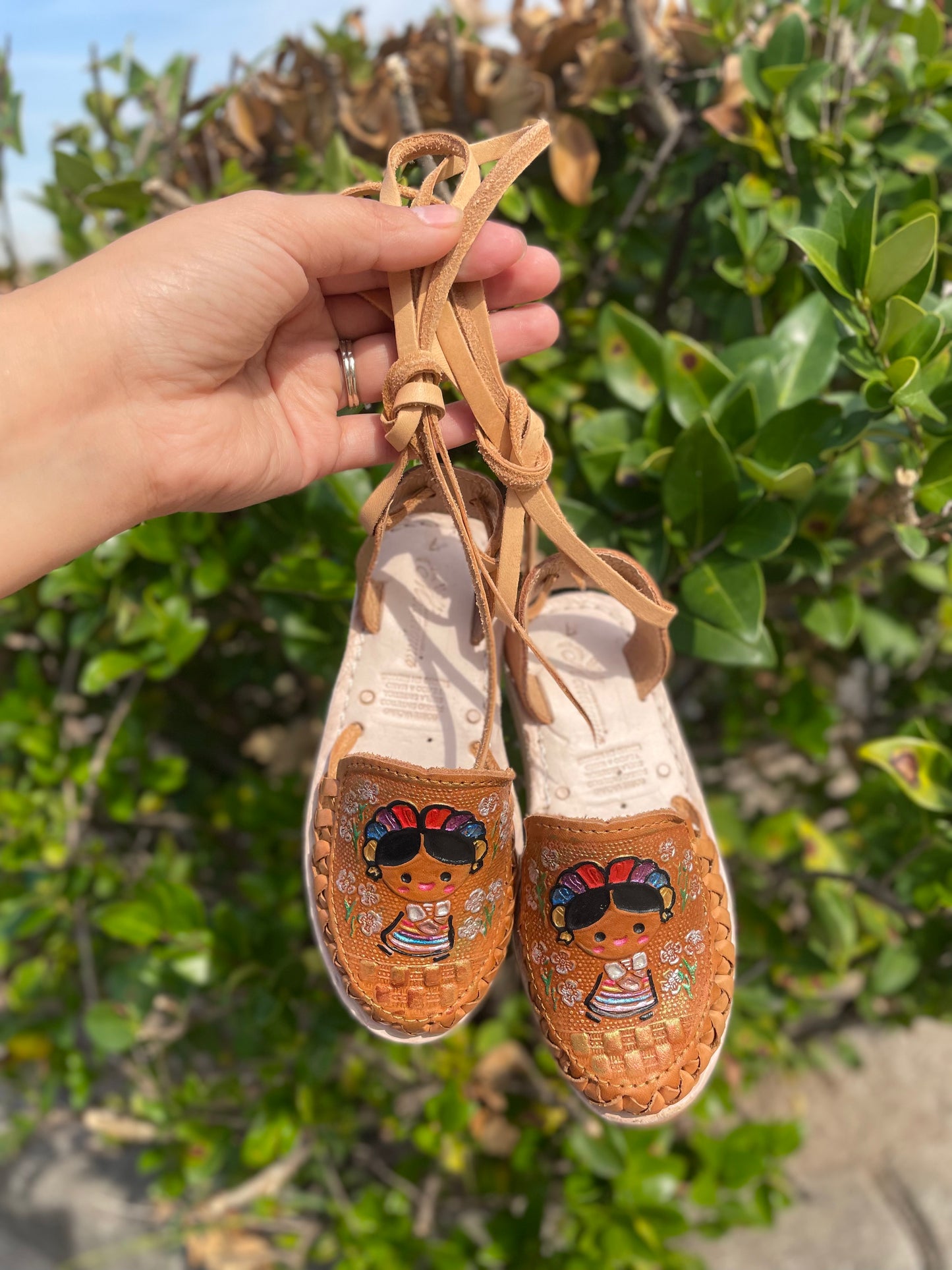 Maria Little Girl Lace Up Huarache