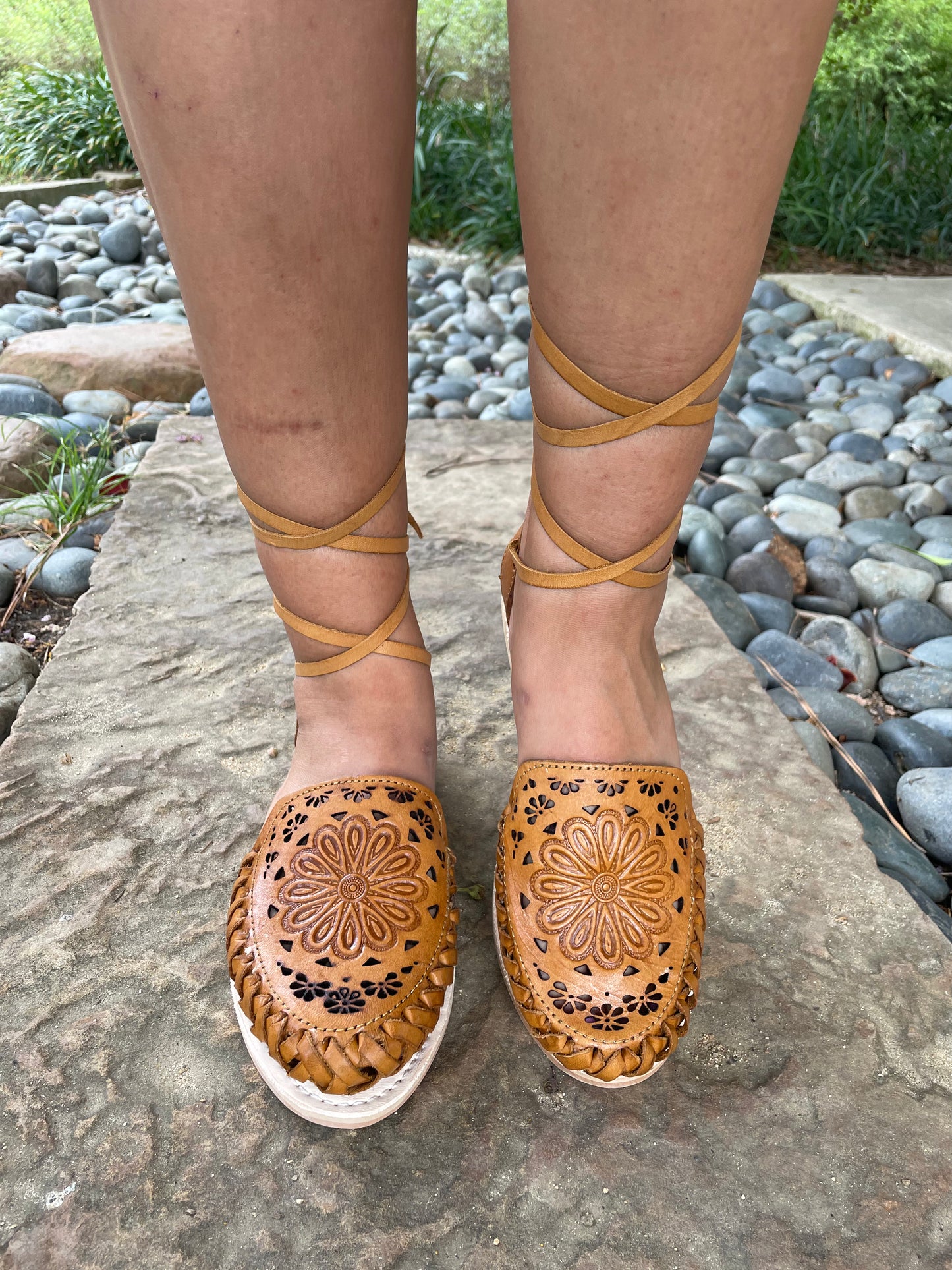 Aurora Lace-Up Handmade Huarache/ Mexican Women Huarache