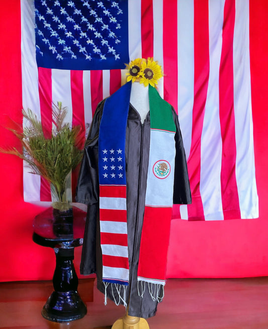 Mexican-American Graduation Stole