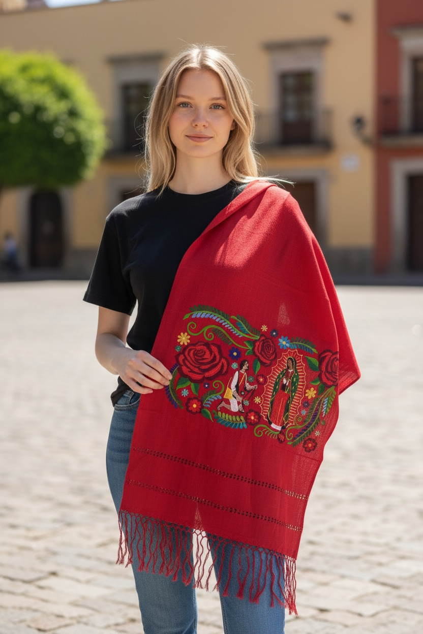 Virgen de Guadalupe Shawl