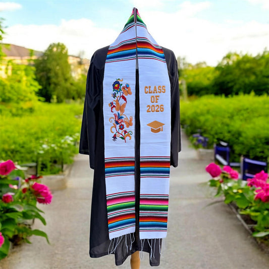 Butterfly Graduation Stole Class of 2026