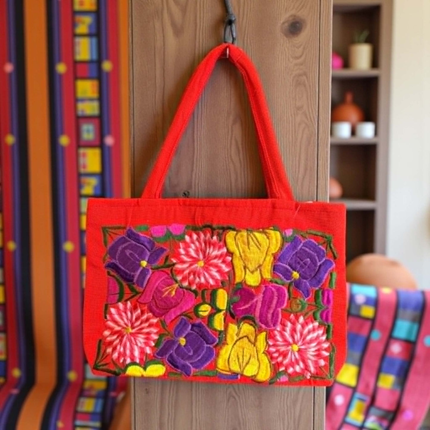 Mexican Embroidered Shoulder Bag