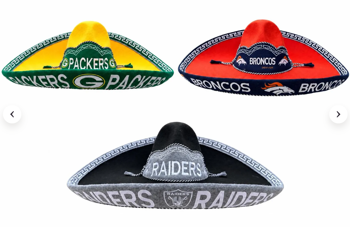 Football Team Sombreros; Sombrero charro de equipos