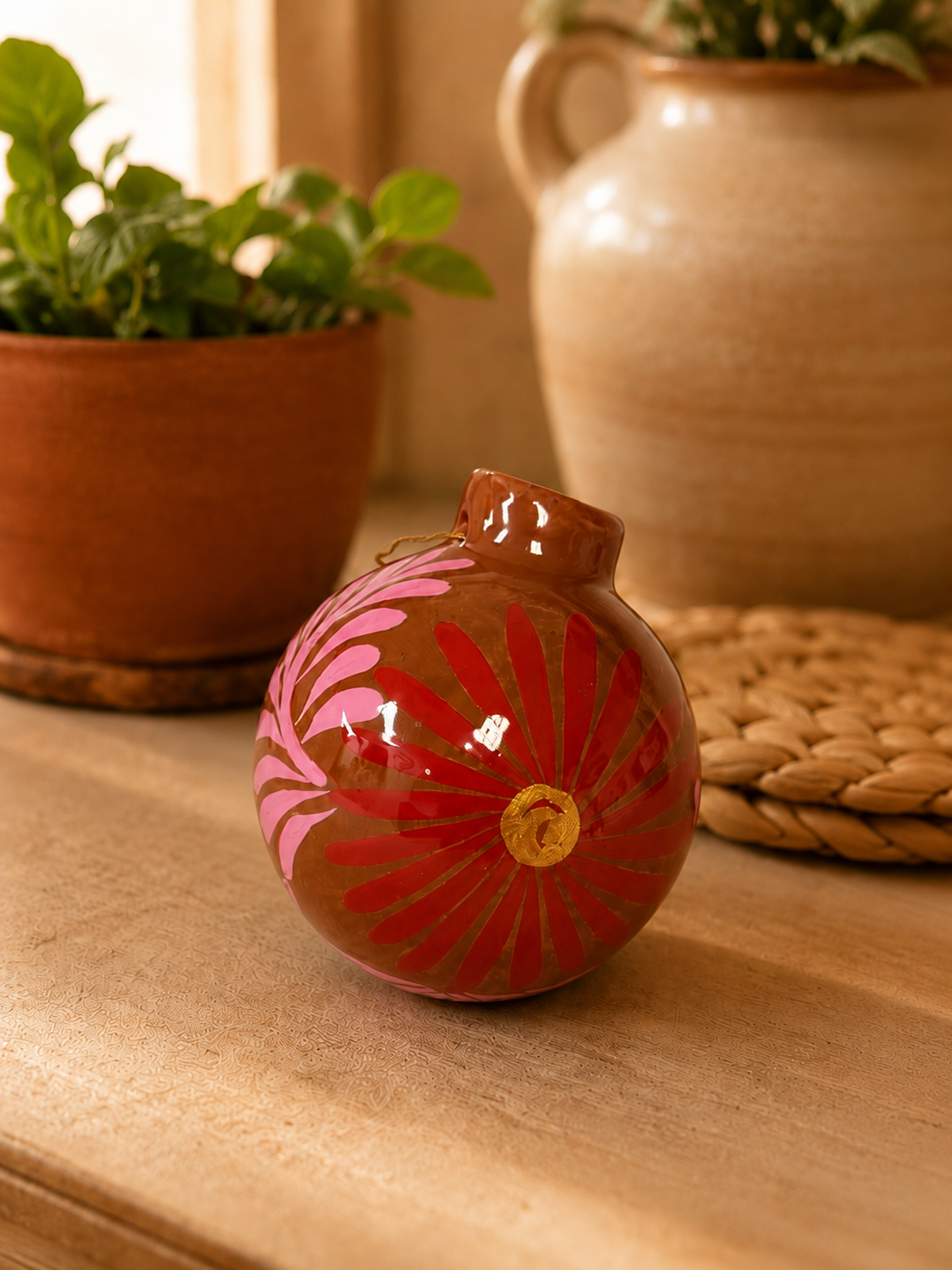 Virgen de Guadalupe Ornament; Christmas Ornament; Esfera
