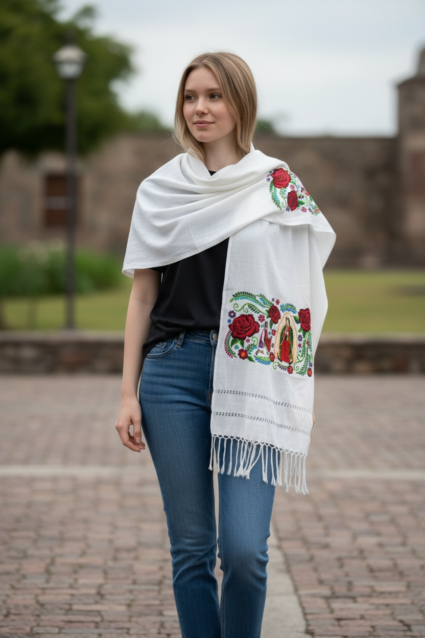 Virgen de Guadalupe Shawl