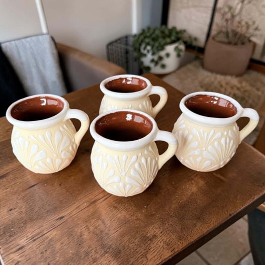 Barro Mugs, Engobe/ Set of 4