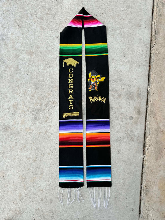 Pikachu Mexican Graduation Stole
