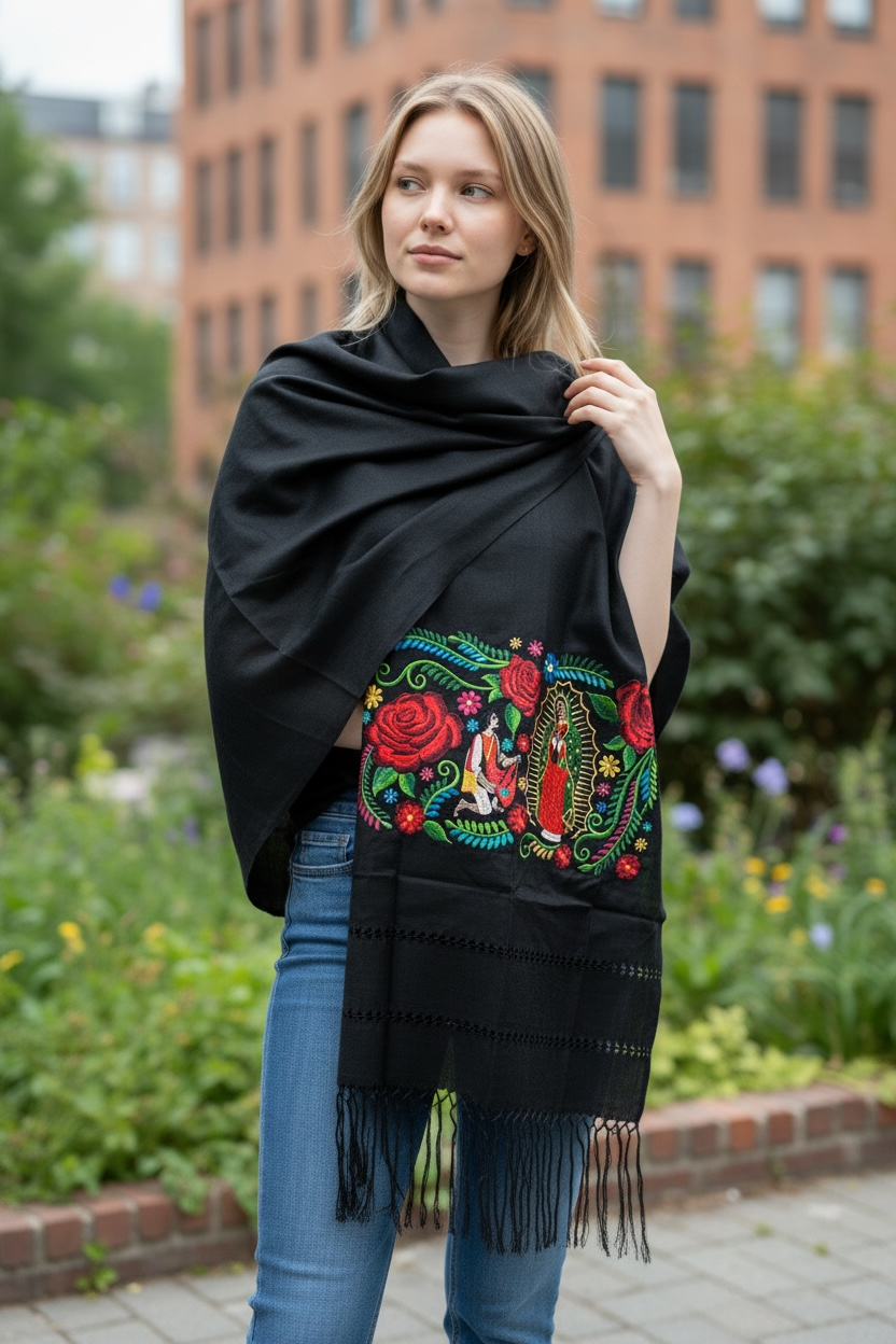 Virgen de Guadalupe Shawl