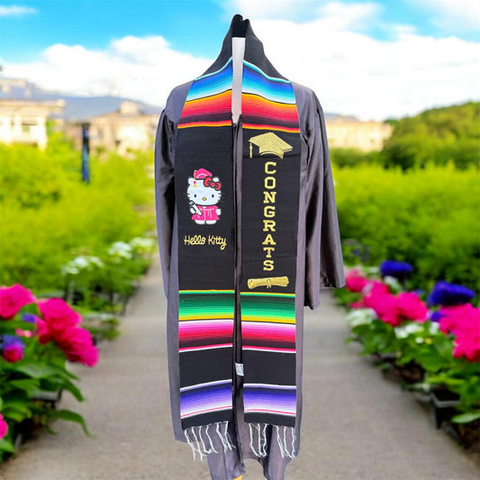 Hello Kitty Graduation Stole