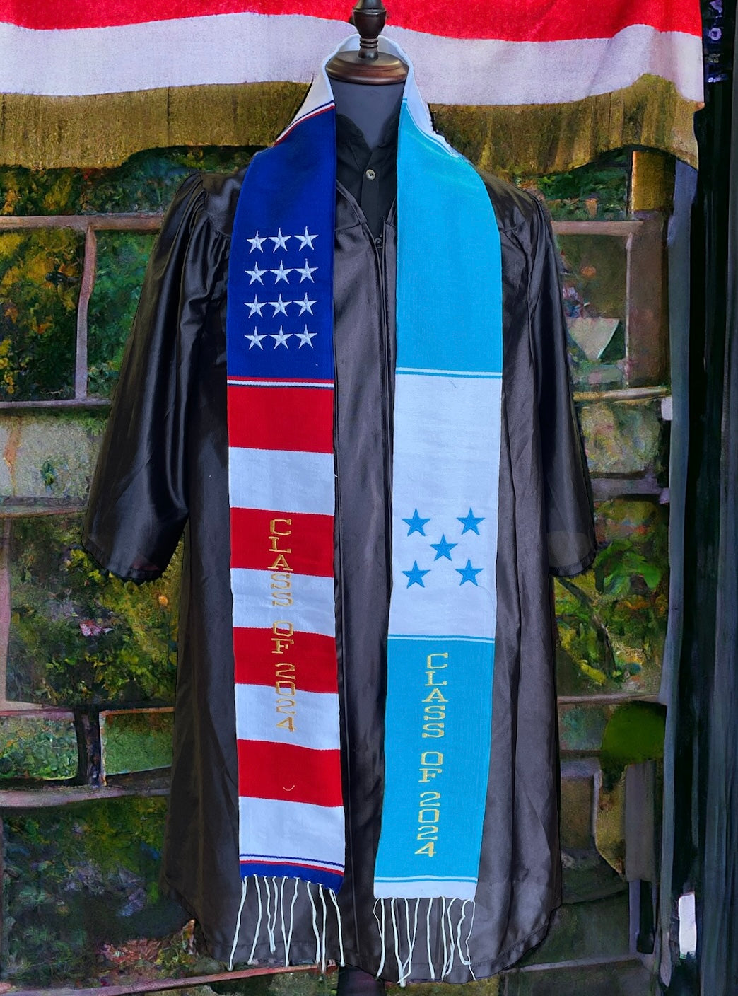 Honduras/American Graduation Stole Class of 2024