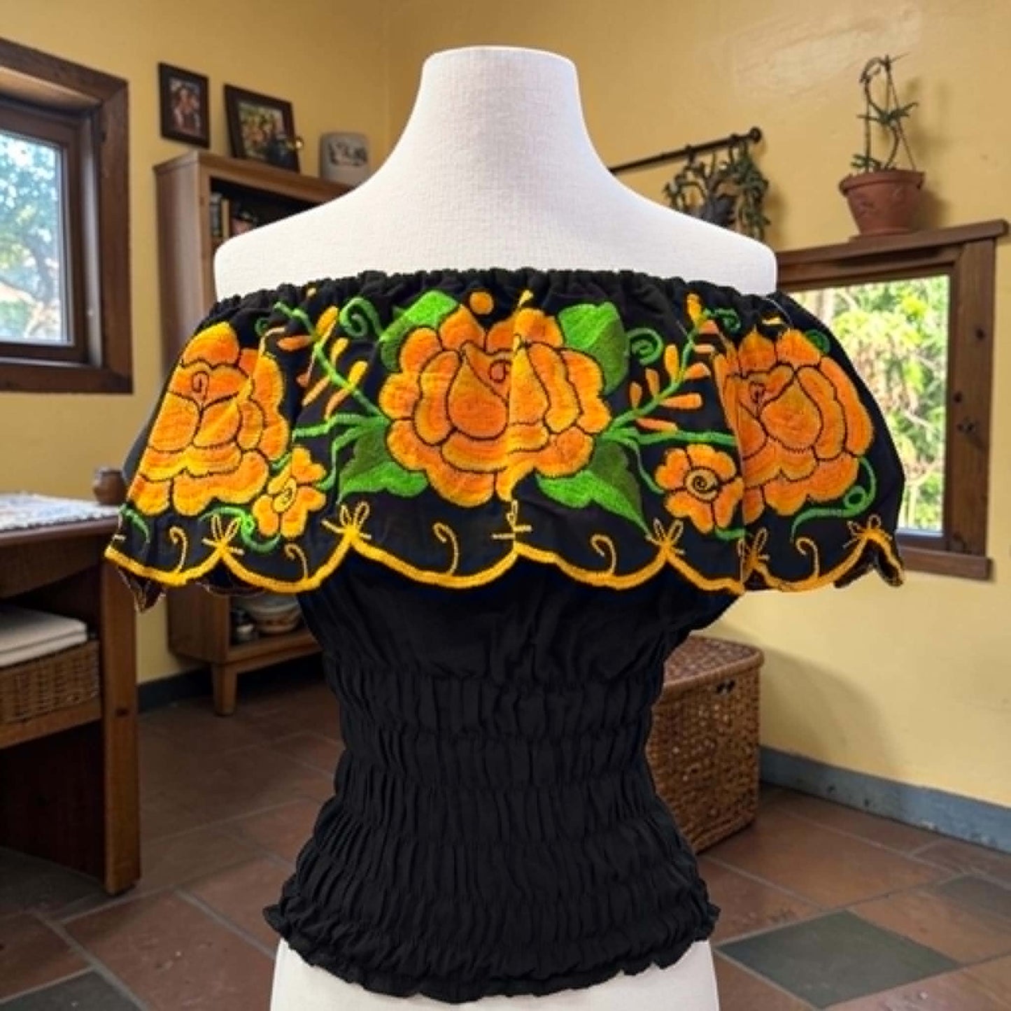 Campesina Embroidered Blouse