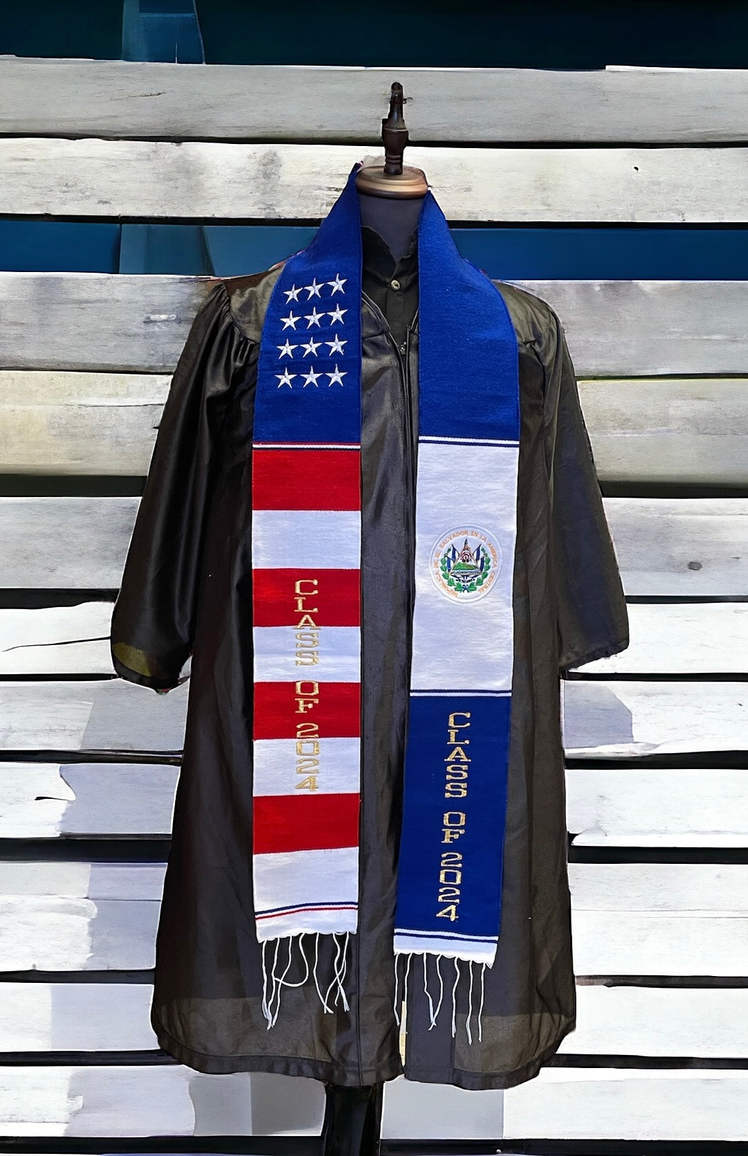 El Salvador/American Graduation Stole Class of 2024