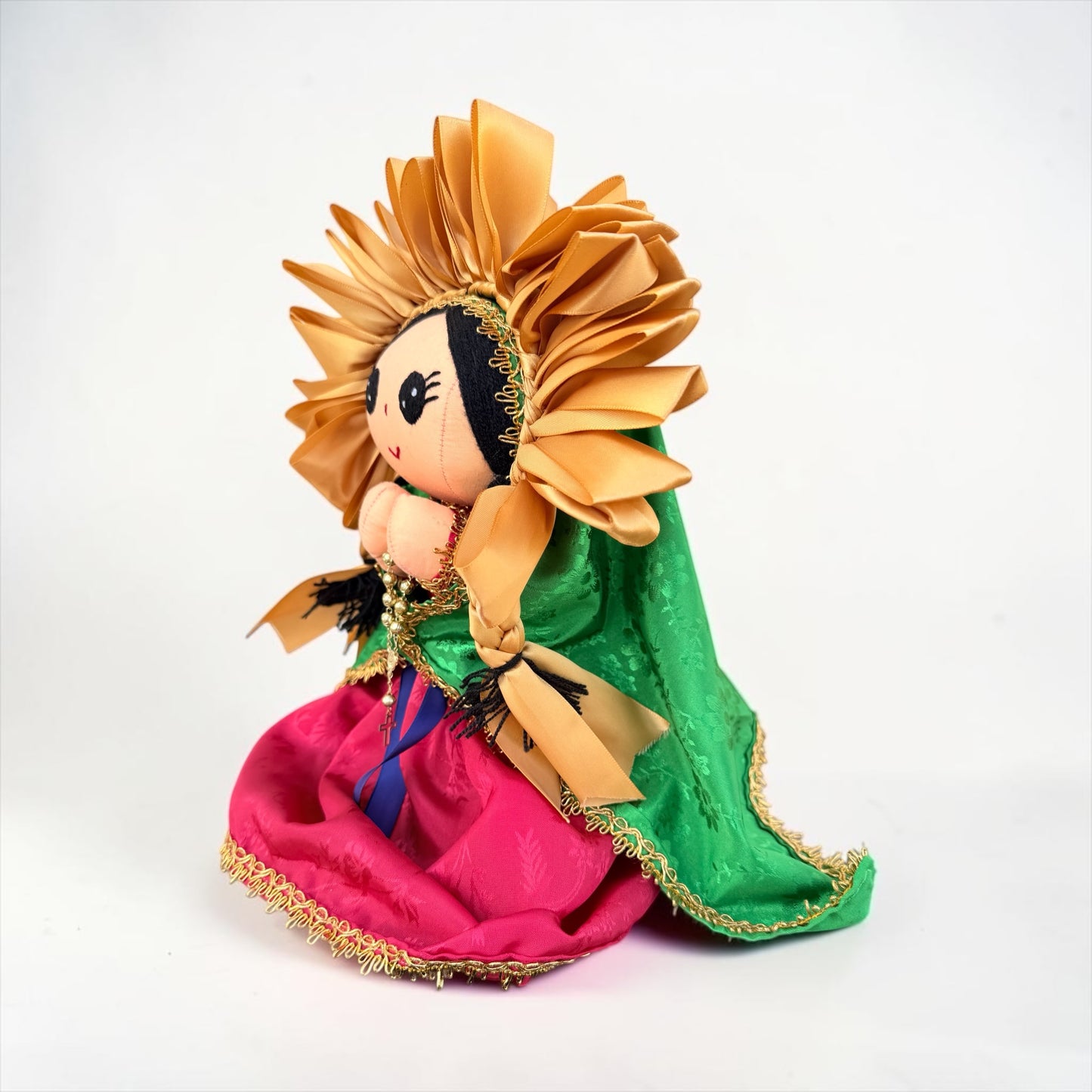 Virgen de Guadalupe Muñeca Lele Mexican Doll; Muñeca Lele