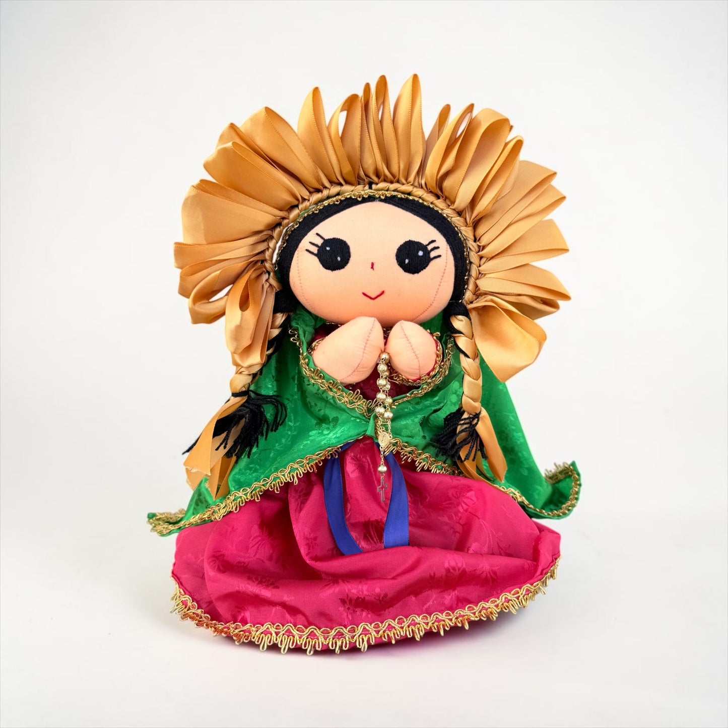 Virgen de Guadalupe Muñeca Lele Mexican Doll; Muñeca Lele