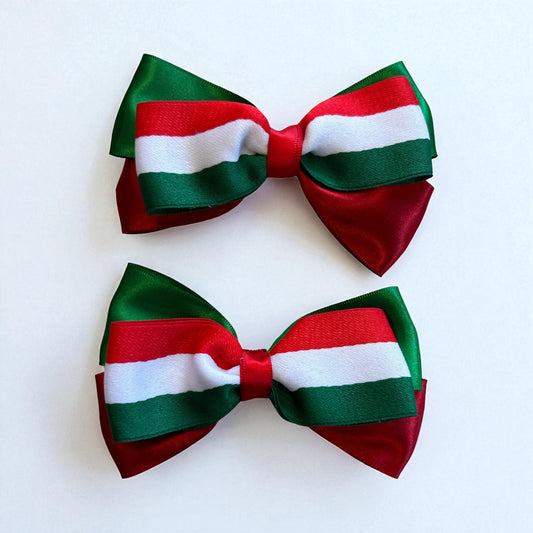 Tricolor Bows - Set of 2 bows