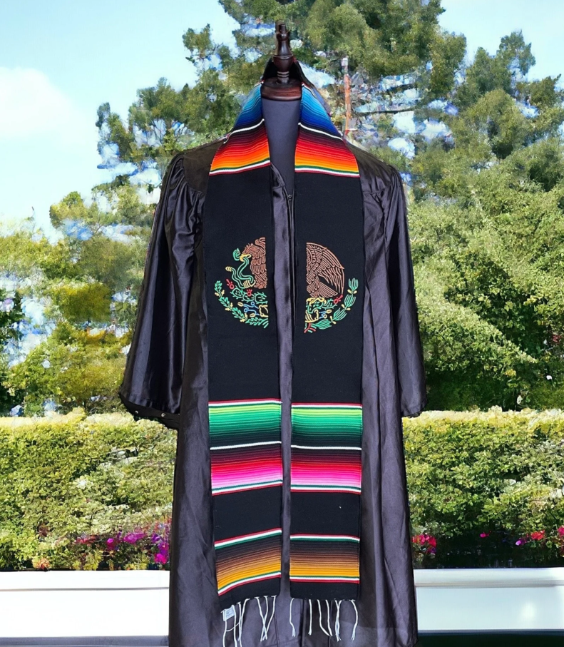 Mexican Eagle Graduation Stole