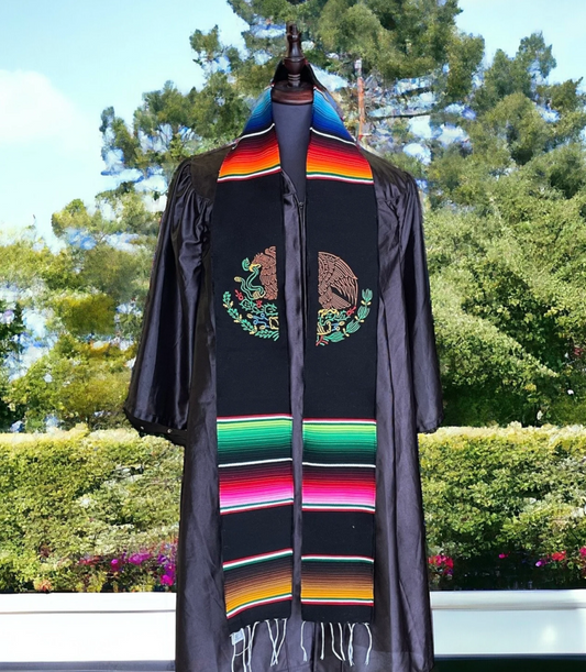 Mexican Eagle Graduation Stole
