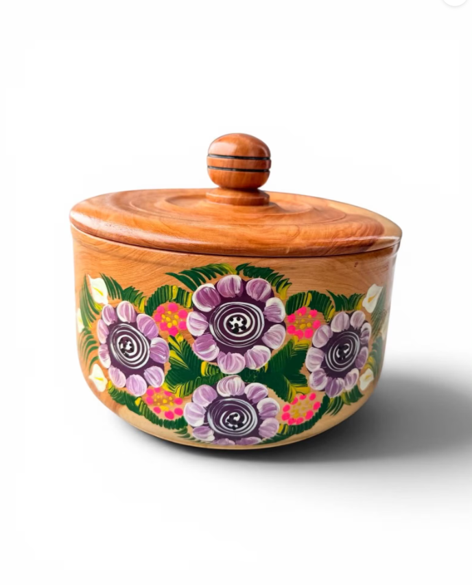 Mexican Tortilla Holder, Tortillero de Madera Cedar