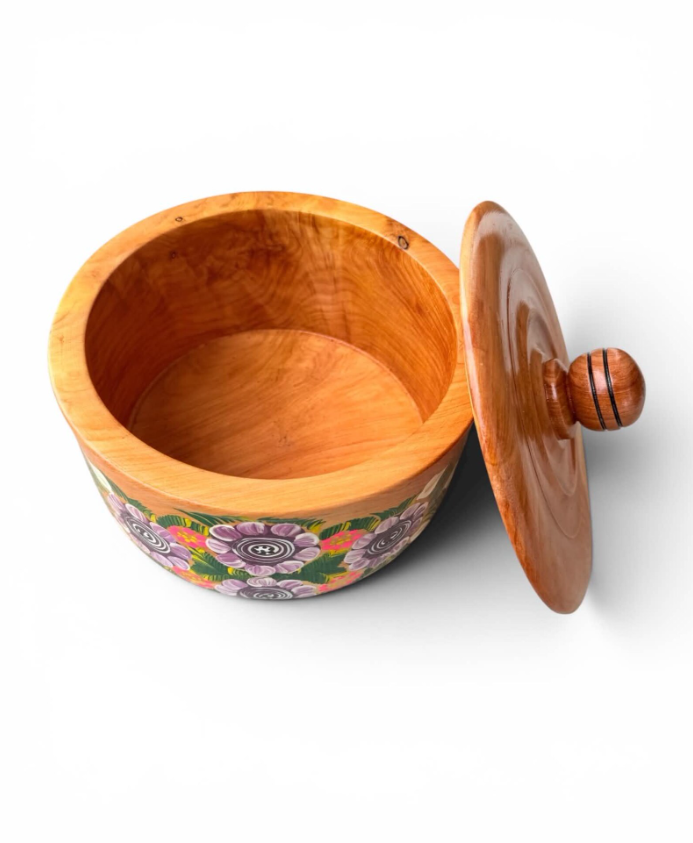 Mexican Tortilla Holder, Tortillero de Madera Cedar