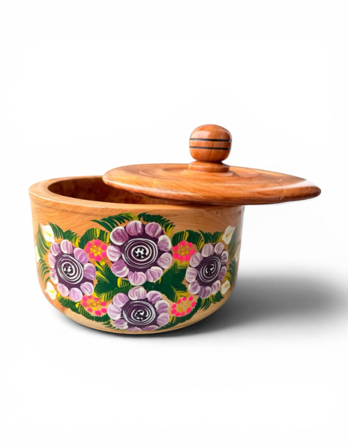 Mexican Tortilla Holder, Tortillero de Madera Cedar