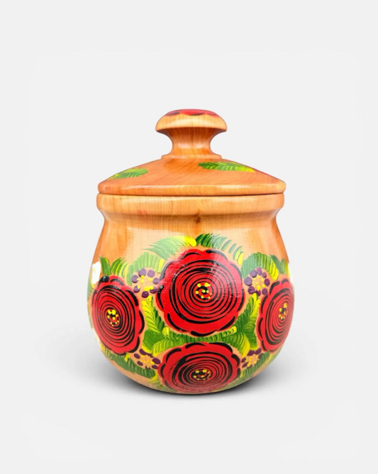 Mexican Canister with Lid, Azucarera Mexicana
