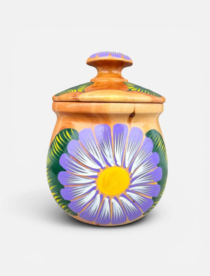 Mexican Canister with Lid, Azucarera Mexicana