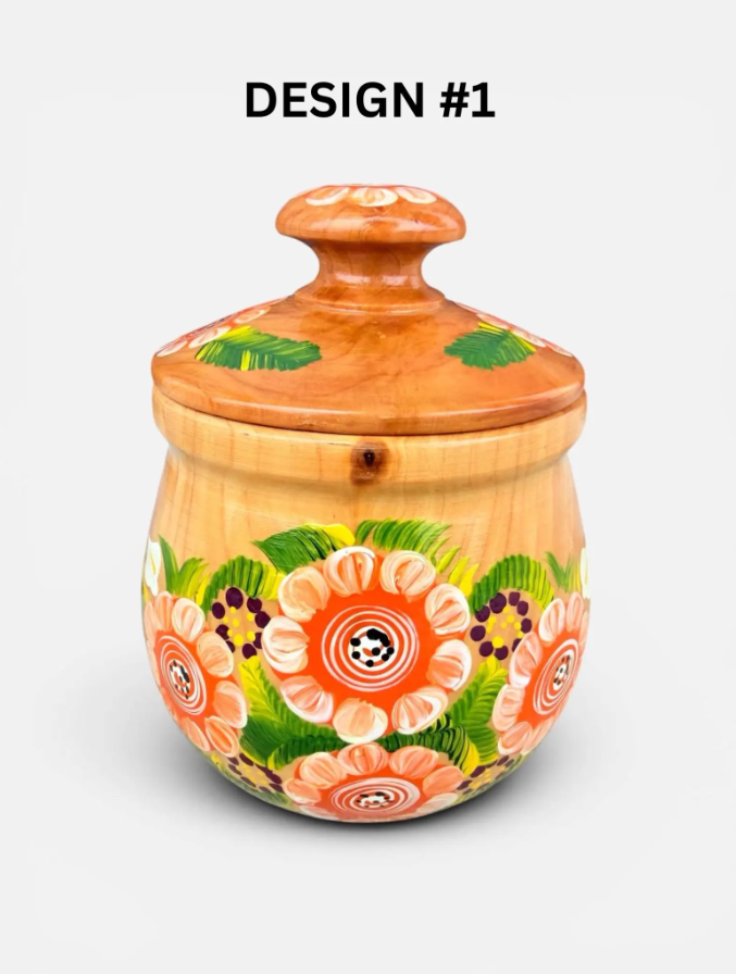 Mexican Canister with Lid, Azucarera Mexicana