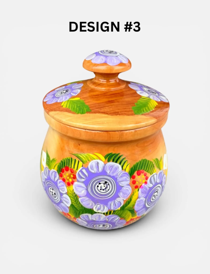 Mexican Canister with Lid, Azucarera Mexicana