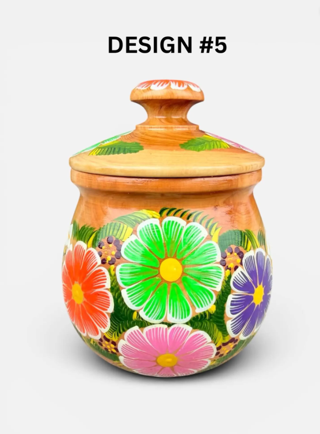 Mexican Canister with Lid, Azucarera Mexicana