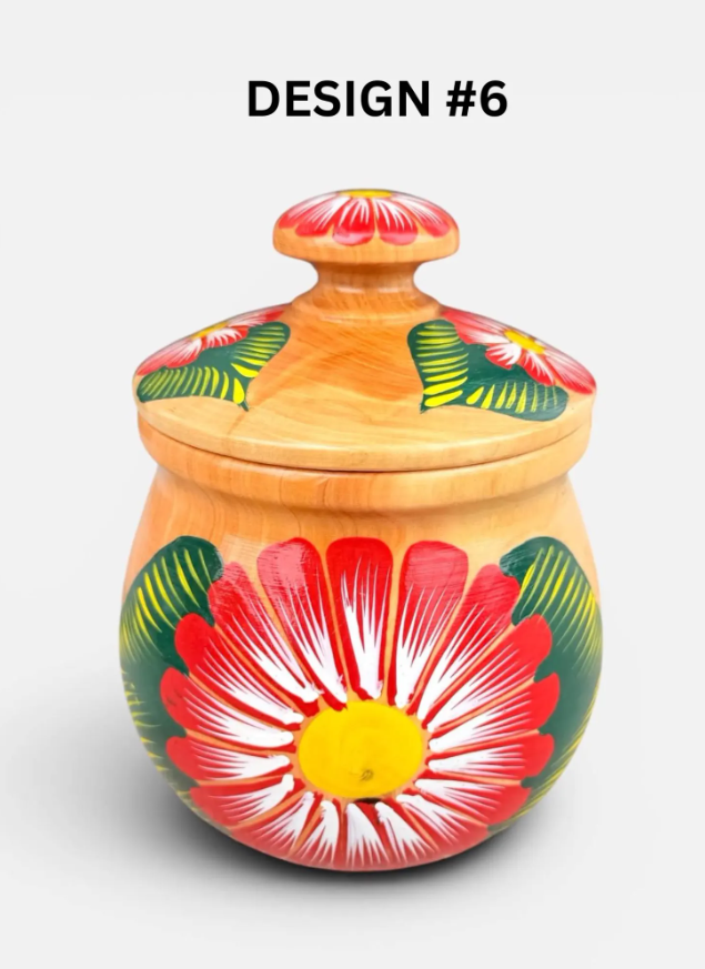 Mexican Canister with Lid, Azucarera Mexicana