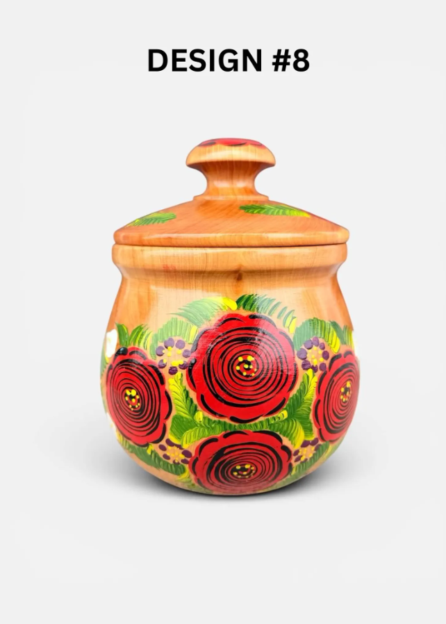 Mexican Canister with Lid, Azucarera Mexicana