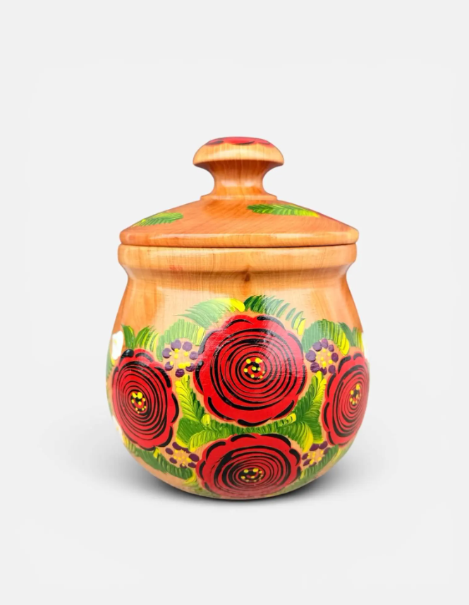 Mexican Canister with Lid, Azucarera Mexicana