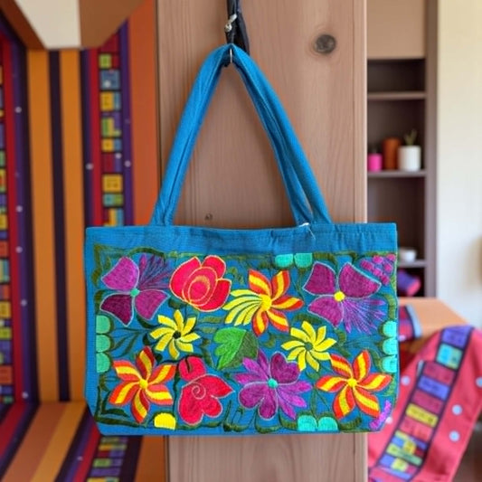 Mexican Embroidered Shoulder Bag