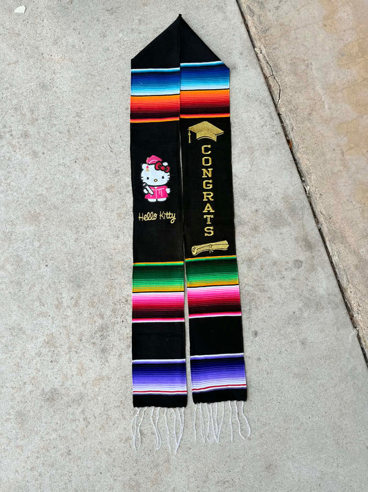 Hello Kitty Mexican Graduation Stole