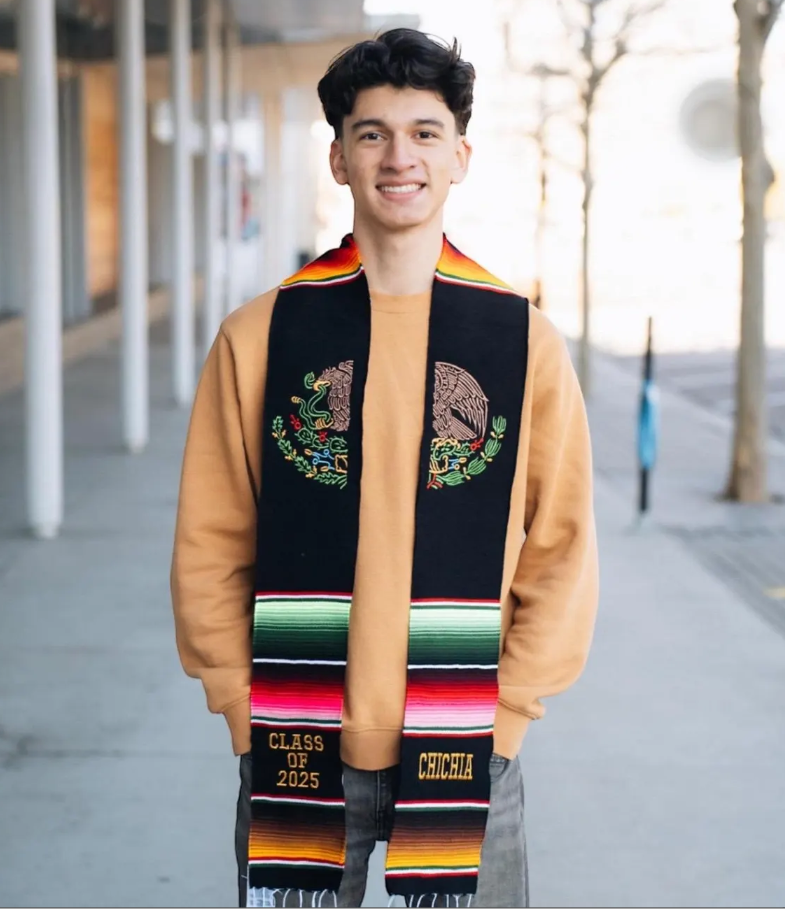 Mexican Eagle Graduation Stole